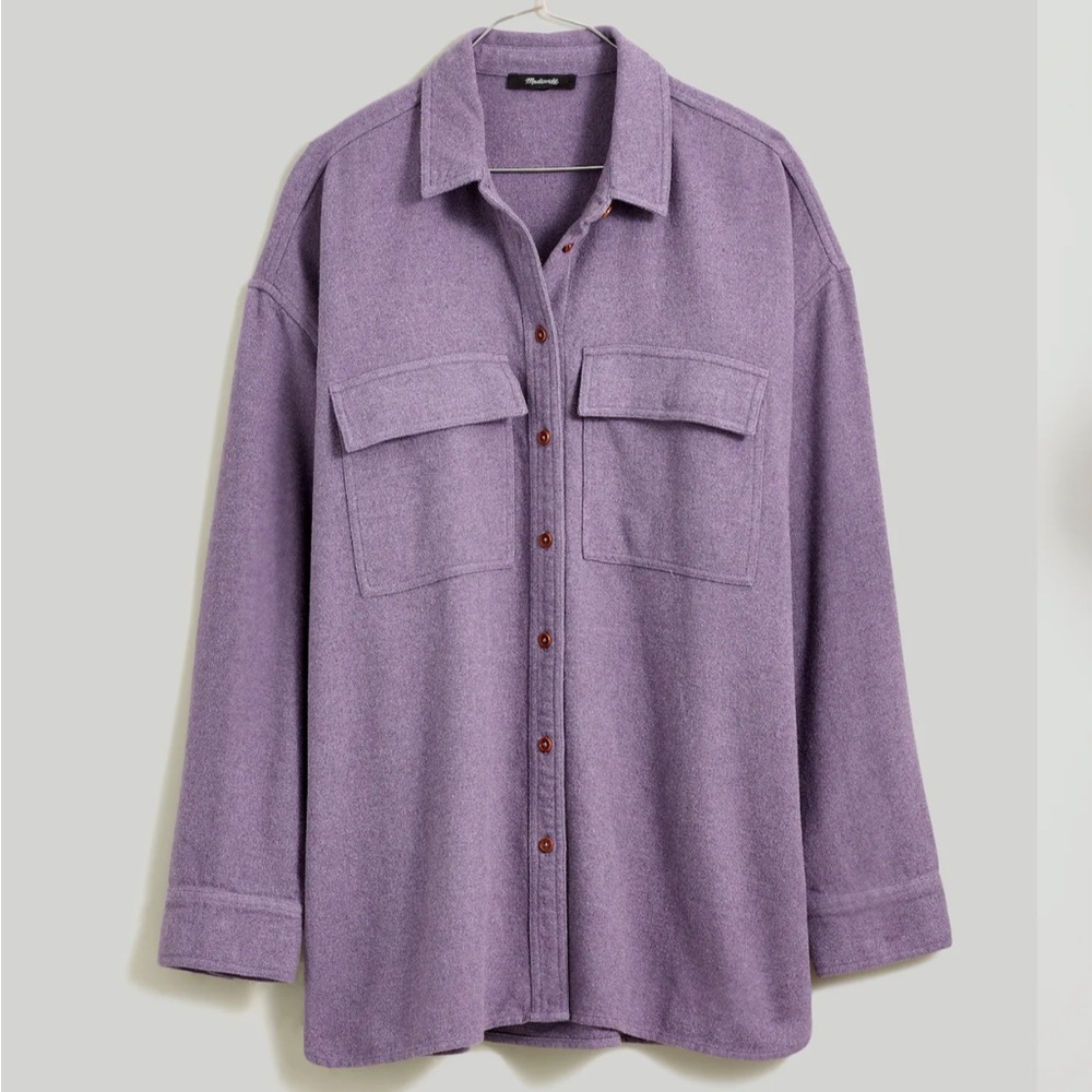 Madewell Brushed Oversized Shirt-Jacket